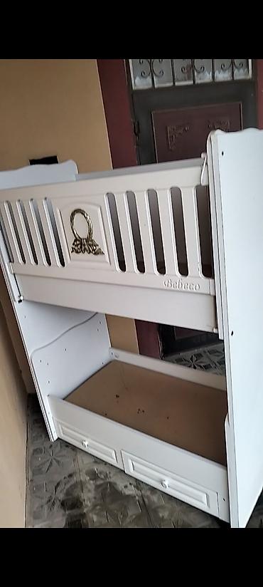 televizor mebelleri: Uşaq üçün çoxfunksiyalı beşik/çarpayı – Bebeco - Rəng: ağ - Material — 1