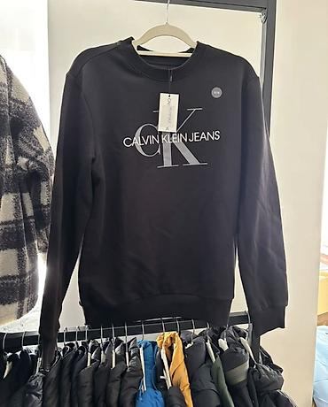 вещи на вес: Мужская толстовка, M, Calvin Klein, Новый, цвет - Черный — 1