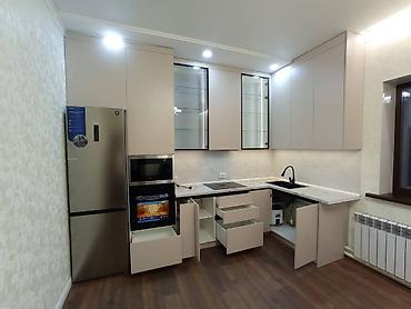 Кухонные гарнитуры: Кухонный гарнитур угловой в современном минималистичном стиле - — 17