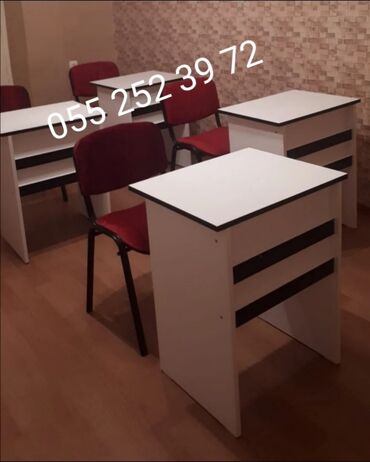 Комплекты столов и стульев: Для гостиной, Новый, Трансформер, Прямоугольный стол, 1 стул, Азербайджан