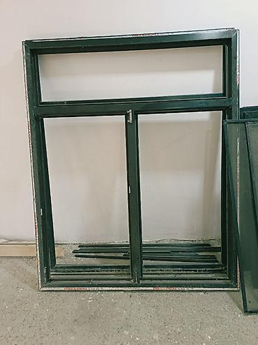фикс: Alüminium pəncərə və qapı dəsti - Material: tünd rəngli alüminium — 2
