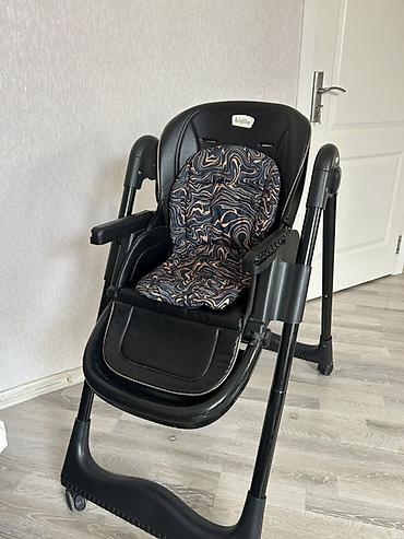 Yemək masaları, oturacaqları: Uşaq yemək stulu – Kidillo (qara) İşlənmişdir. Səliqəli qalıb. Bircə — 3