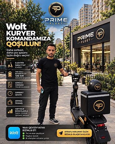 Электротранспорт: Salam 👋 Velosiped icarəsi ilə bağlı məlumat: 🚲 Əgər bizim Wolt Fleet — 1