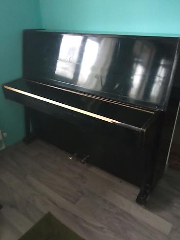 pianolar ucuz: Upright (divar tipli) piano - Rəng: qara, klassik parlaq korpus - — 1