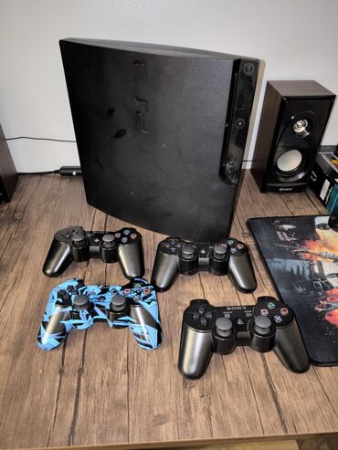 PS3 (Sony PlayStation 3): PS3 Slim 500 gb 20 25 eded oyun var . 4 pult verirem. playroomdan