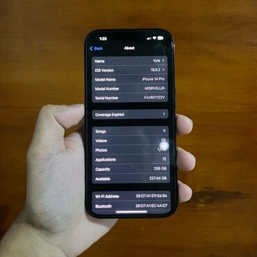 Apple iPhone: IPhone 14 Pro, 256 GB, Deep Purple, Simsiz şarj — 8