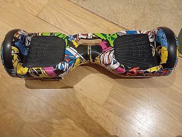 hoverboard ikinci el: Qraffiti dizaynlı elektrikli qyroskuter (hoverboard) - Rəngarəng — 1