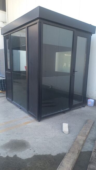 Butkalar, köşklar: Butka muhafizə üçün. Ağ, Qara, Qehveyi. Plastik aluminium qapı — 4