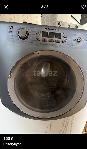 500gb hard disk: Paltaryuyan maşın Hotpoint Ariston, 6 kq, İşlənmiş, Avtomat, Qurutma var — 1