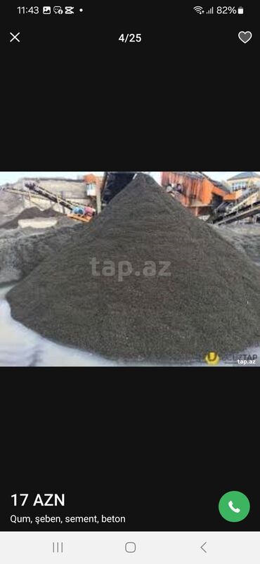 Yük daşımaları: Ən ucuz qiymətə tikinti matrialları qum assep şeben(qrabil )sement — 6