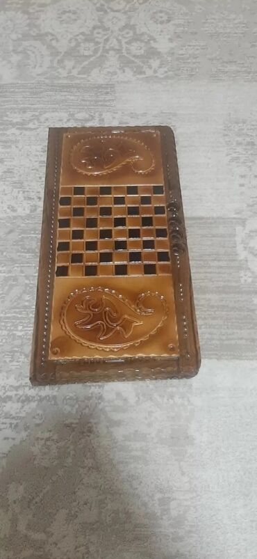 Nərdlər: Əl işı – taxta nərd/şaqul-şahmat dəstləri - Material: təbii ağacdan — 4