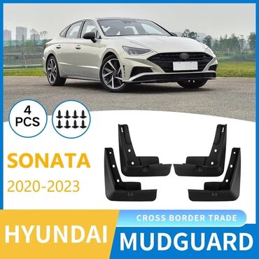 Подкрылки, брызговики, защита днища: Брызговик Комплект Hyundai, 2020 г., Аналог