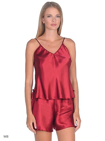 Домашние костюмы: Шикарная, вызывающая двойка Ткань :Атлас.(прям очень приятная к — 17