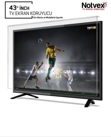 televizor 50: Tv ekranı üçün qoruyucu, anti̇udar zərbəyə davamlıdır, görüntü