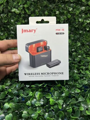 микрофон беспроводной профессиональный: Беспроводная микрофонная система Jmary MW-16 - Радиоканал: 2.4 ГГц