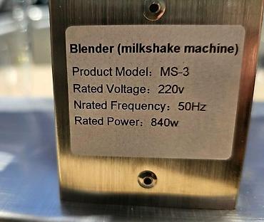İçkilər üçün digər texnika: Kokteyl aparatı Südlü köpüklü kokteyl aparatı milk shake — 11