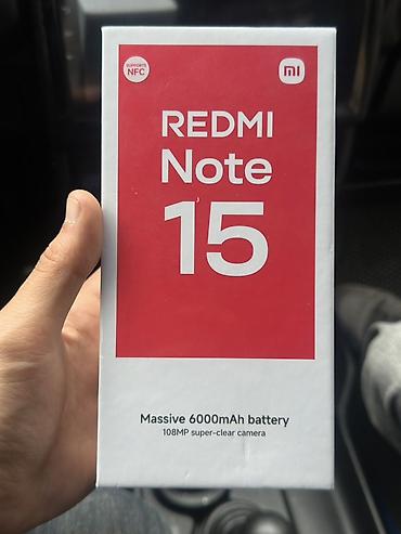 note 15 pro max: Redmi 128 GB, rəng - Göy, Zəmanət — 1