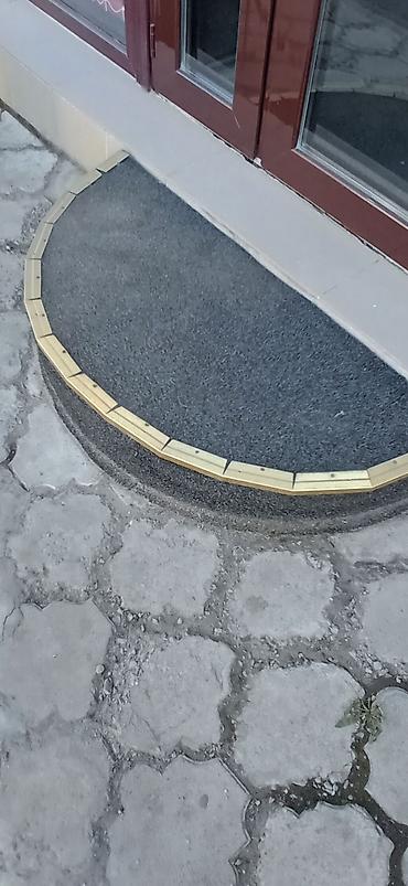 Грязезащитные и придверные коврики: Придверный коврик Новый, Наружный, 100 см * 1 пог. м, Квадратный, цвет - Зеленый, Коричневый, Серый — 5