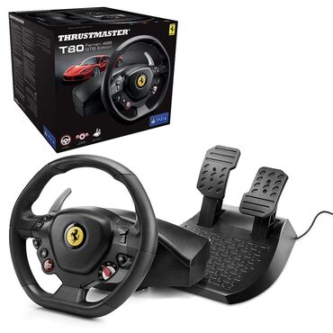 luchshij dzhojstik dlja pc: Thrustmaster T80 Ferrari 488 GTB Edition Игровой руль Руль для