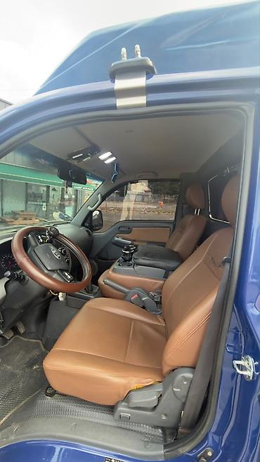 кхан пикап: Компактный грузовой бортовой автомобиль Kia (синего цвета) с — 4
