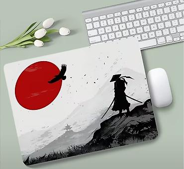 uçan kamera: Samuray temalı mouse pad. - Dizayn: Minimalist yapon estetikası – — 1