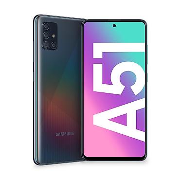 50 azn telfon: Samsung Galaxy A51, rəng - Qara, Barmaq izi — 1