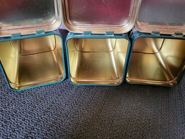 Kuhinjski setovi: Kutije vintaz metalne za caj i ostalo. Vintaz kutije za caj i — 8