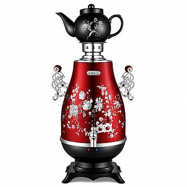 Все для дома и сада: №: 5054 Məhsulun adı: Samovar Eurolux, EU-ES5466JBR, 5 L, Qırmızı — 1