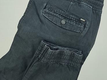 czarne cargo pull and bear: Big Star, Spodnie dresowe dla mężczyzn, rozmiar L — 6