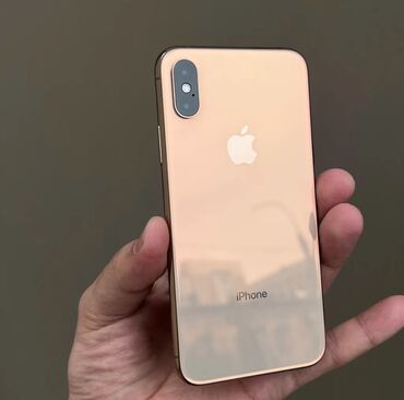 продать номер телефона: IPhone Xs, Новый, 64 ГБ, Золотой, Чехол, Кабель, 96 %