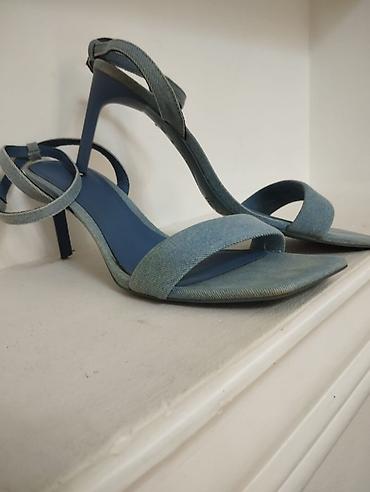 Tuflilər: Tuflilər, Ölçü: 38, rəng - Göy, İşlənmiş — 6