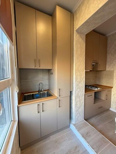 гостиница бишкек 2 комнатный: 27 м², С мебелью