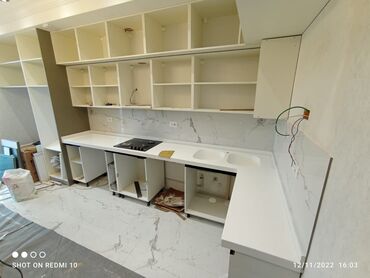 Sifarişlə mətbəx mebeli: Mərmər Suni tokme mərmər, Her cur Mərmərlerin sifarish qebulu — 4