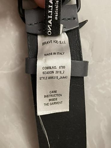ремень детский: Оригинальный ремень John Galliano Kids, Made in Italy - Материал — 2