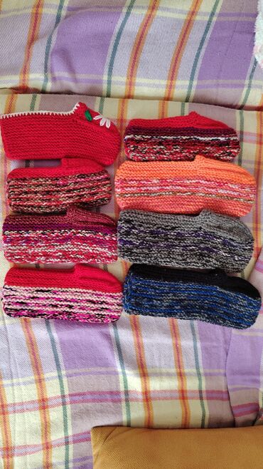шлепанцы для бассейна: Əl işi toxunma ev ayaqqabıları (corab-çəkmə) - Material: yumşaq, isti