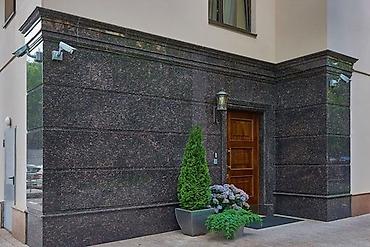 havalandirma boru: Təbii daşla fasad və interyer üzləmə xidməti - Materiallar: Qranit — 1