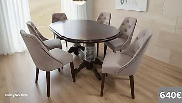 Stilske garniture: Trpezarijski setovi – više modela - Set 1 (prikaz 1 i 4) – 640€: - — 11