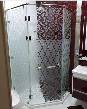 Duş kabinaları, arakəsmələr: Yeni Üstü açıq kabina, Düzbucaqlı, Ödənişli çatdırılma — 25