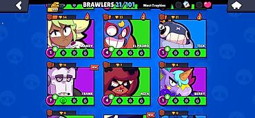 Аренда оборудования: Brawl Stars oyun hesabı - Kupa: 1065 - Brawl Pass səviyyəsi: 15 - — 6