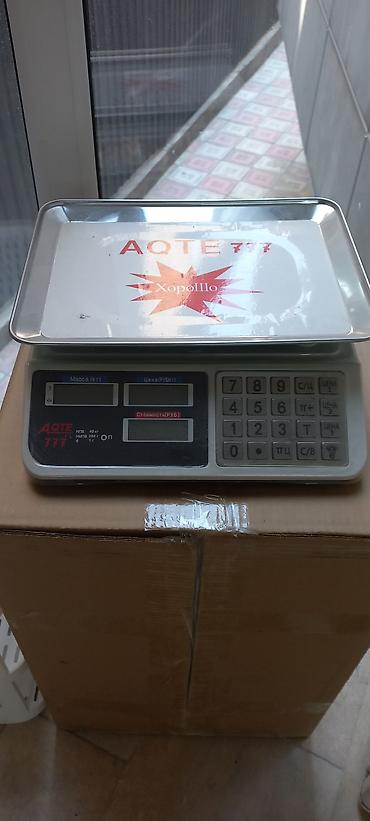 Торговое оборудование: Электронные торговые весы AQTE 777 - Платформа/поддон из нержавеющей — 1