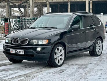 черное боди: BMW X5: 2001 г., 4.4 л, Автомат, Бензин, Внедорожник