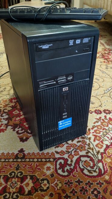 komputer işi: HP Compaq Home edition. İşləkdir klaviatura ilə birlikdə satılır