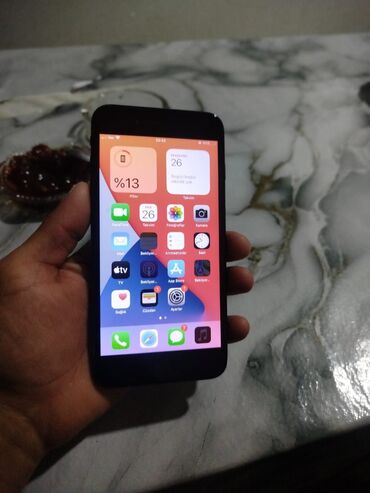чехол iphone 5c: IPhone 7 Plus, 32 GB, Qara, Zəmanət, Barmaq izi, Simsiz şarj