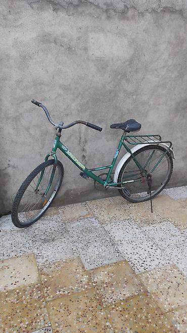 Şəhər tipli velosiped – Ukrayna markası - Rəng: yaşıl, çərçivədə