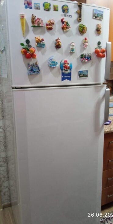 i̇şlənmiş xaladenik: Б/у 2 двери Beko Холодильник Продажа, цвет - Белый