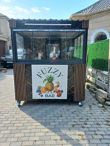Budkalar, köşklər: Portativ satış köşkü – “Fuzzy Bar” temalı -İcarəyə verilir aylıq 450 — 2