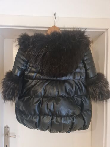 ženske jakne zimske: M (EU 38), Single-colored, With lining, Fur