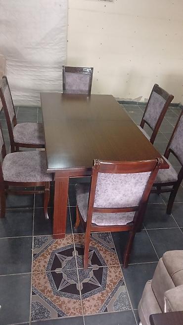 ✅tecili açılan masa ve 6 stulu 250 manata satılır heç bir problemi