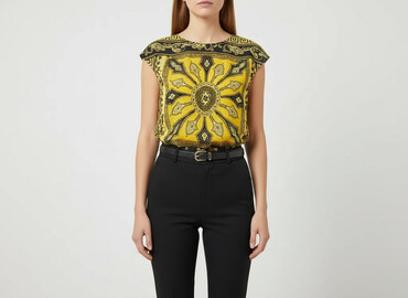żółta bluzka reserved: Mango, Women's blouse, size S
