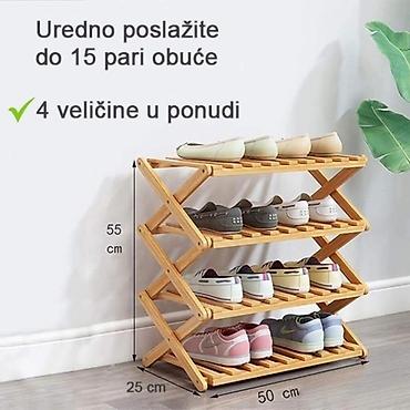 Shelves: Drvena preklopna polica/organizer sa više nivoa Sklopiva polica- — 6